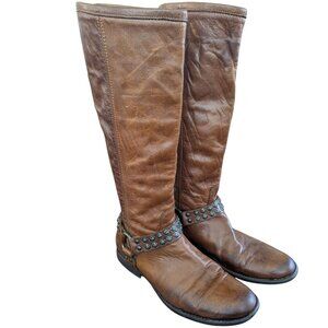 Frye Women's Phillip Studded Harness Boots - Size 8.5